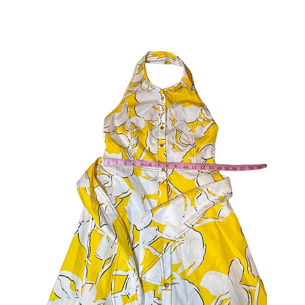 Diane von Furstenberg Dress Tenner Floral‎ Print Halter Size 4 - Picture 6 of 10